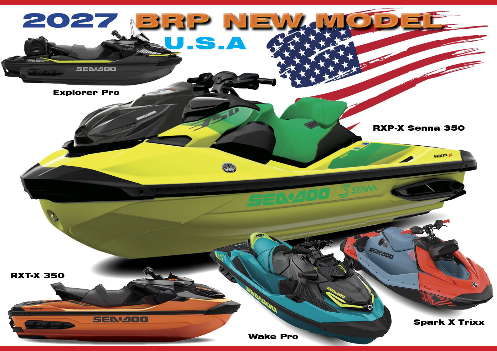BRP SEA-DOO(シードゥ)【2027年 ニューモデル】ラインナップがアメリカで発表されました
